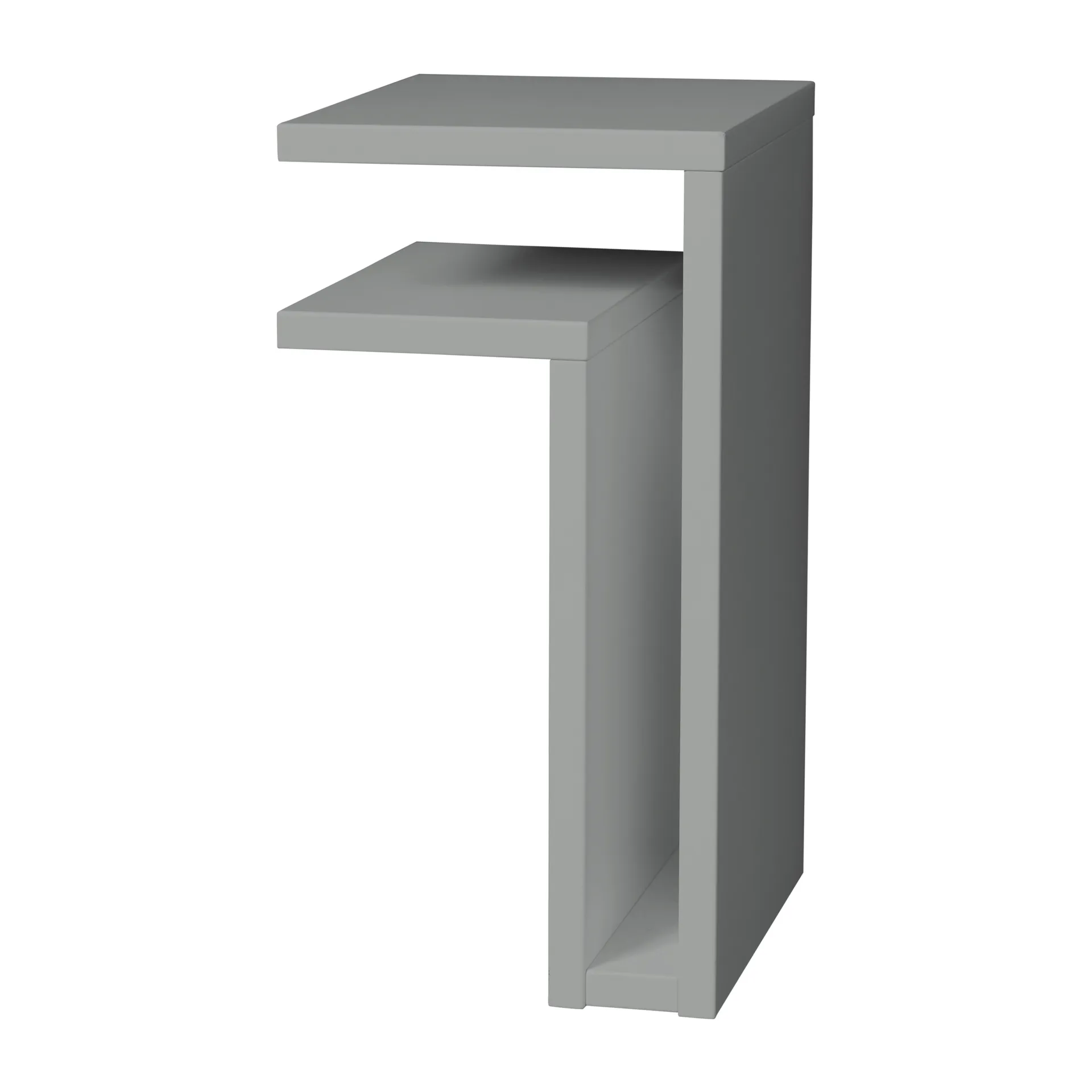 Étagère murale F-shelf gris soie, Étagère de gauche Maze