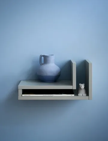 Étagère murale F-shelf gris soie - Étagère de gauche - Maze