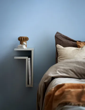 Étagère murale F-shelf gris soie - Étagère de gauche - Maze