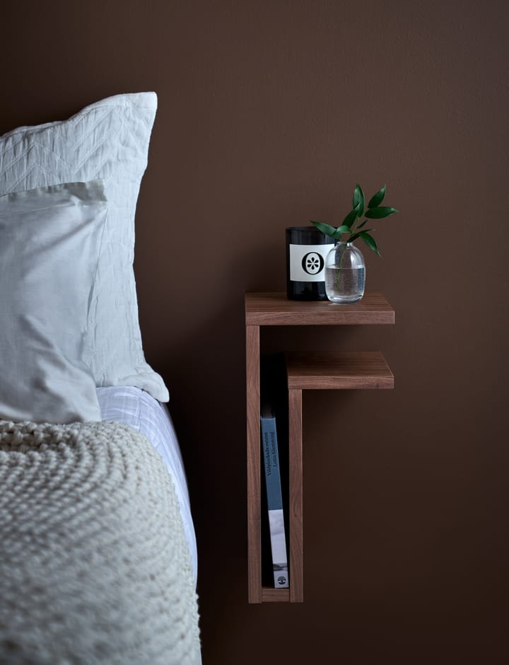 Etagère murale F-shelf noyer, Etagère à droite Maze