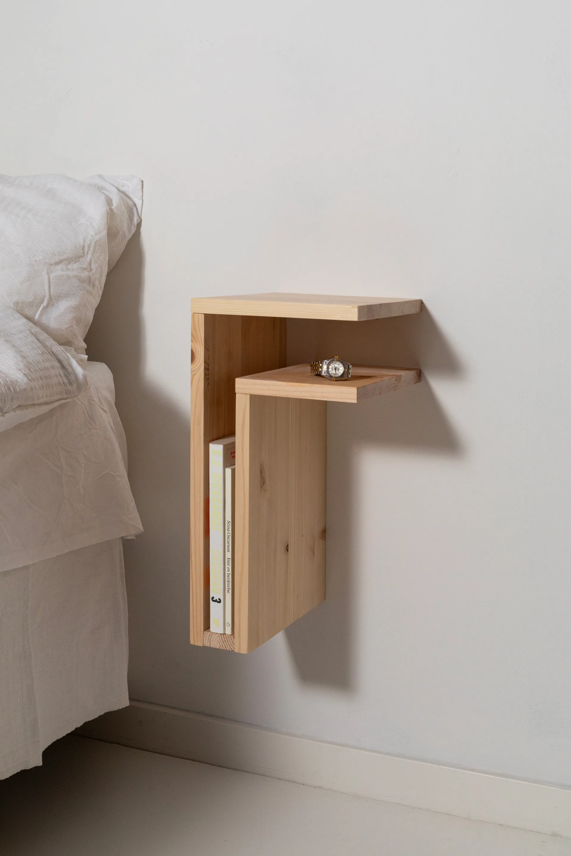 Étagère murale F-shelf Play DIY, Pin, droite Maze