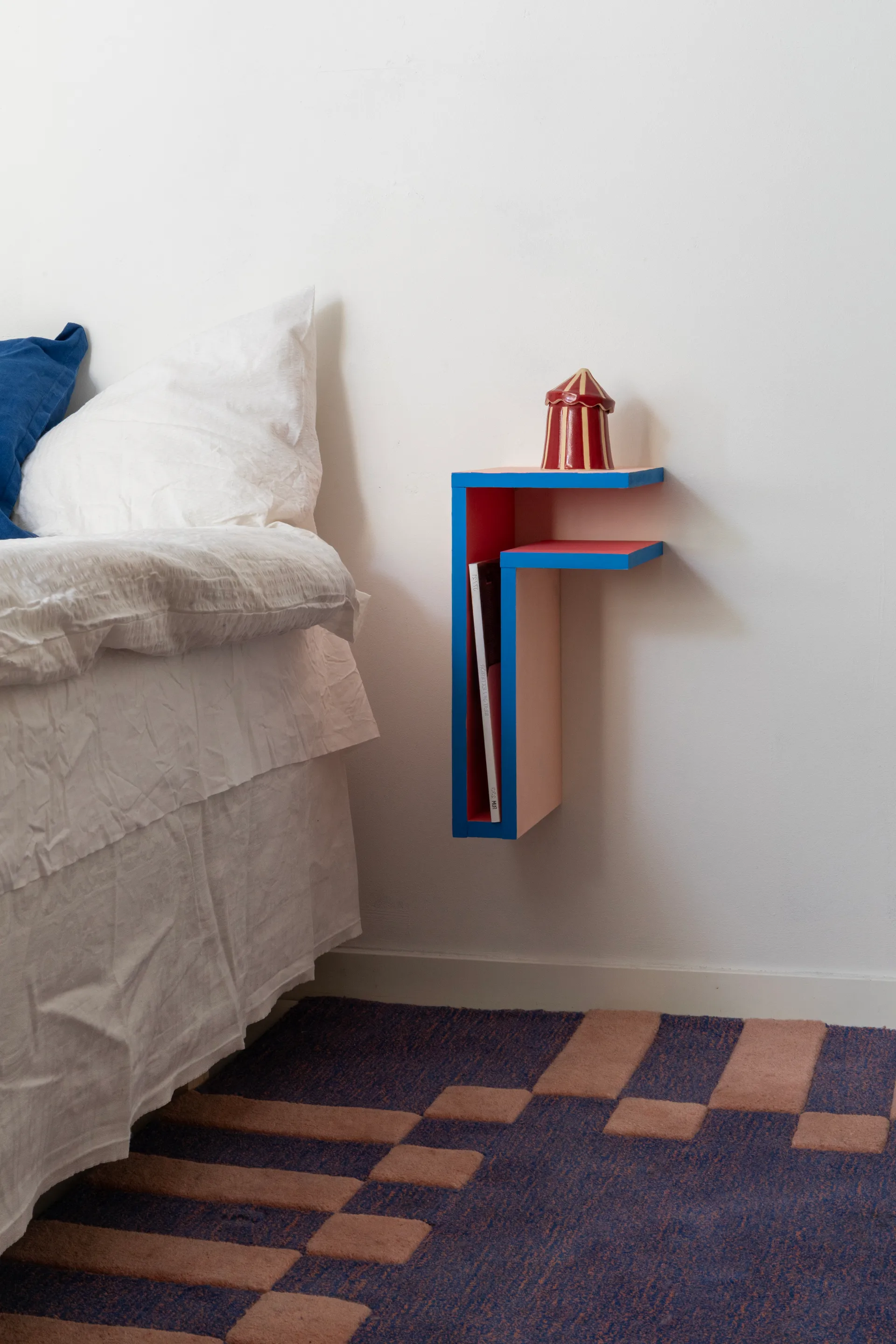 Étagère murale F-shelf Play DIY, Pin, droite Maze