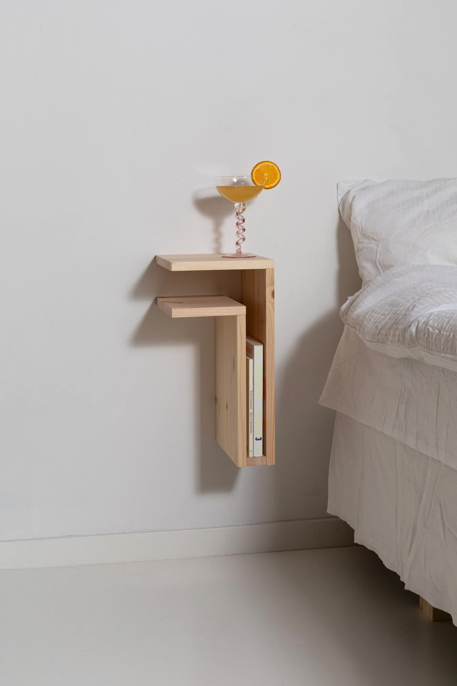 Étagère murale F-shelf Play DIY, Pin, gauche Maze