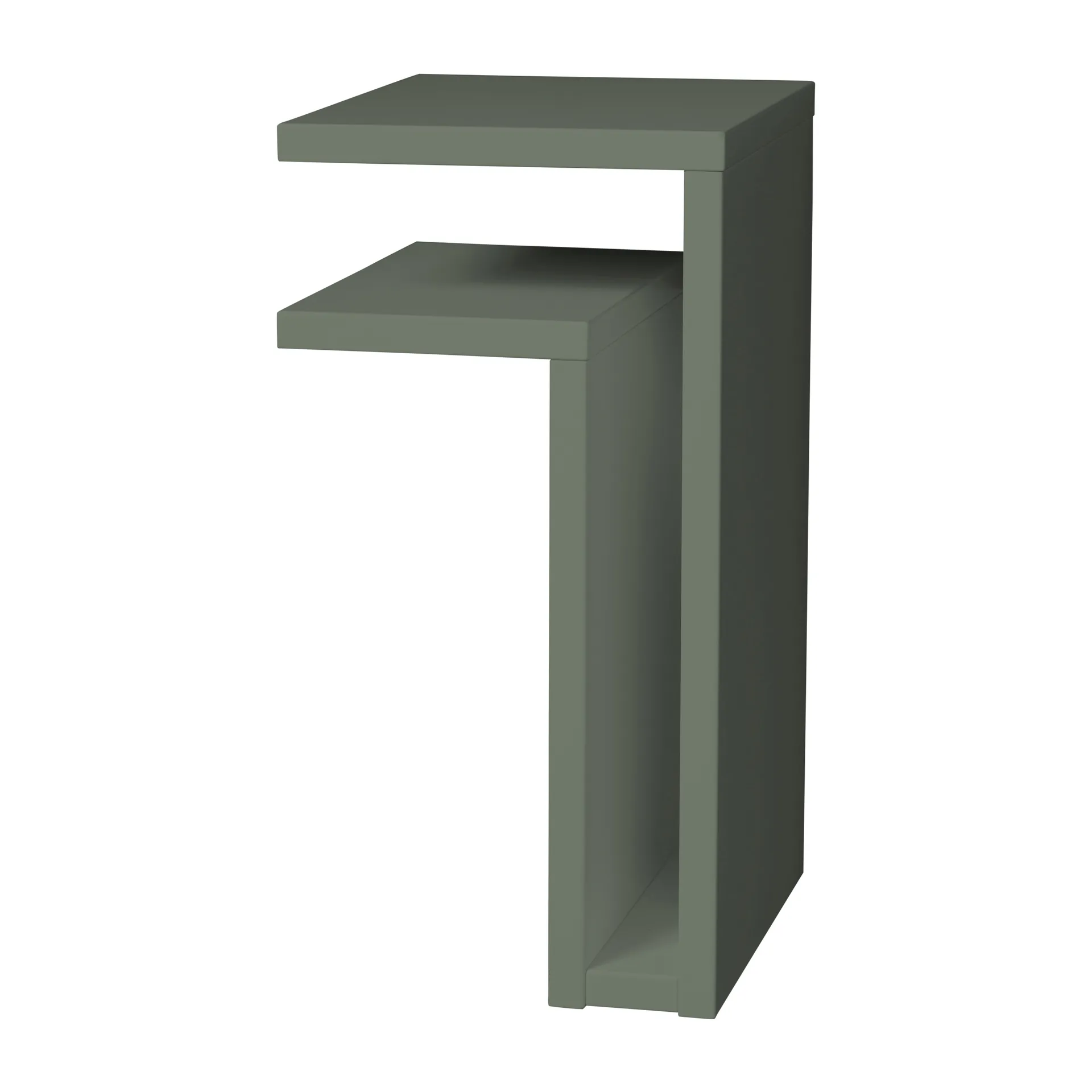 Étagère murale F-shelf vert gris, Étagère de gauche Maze