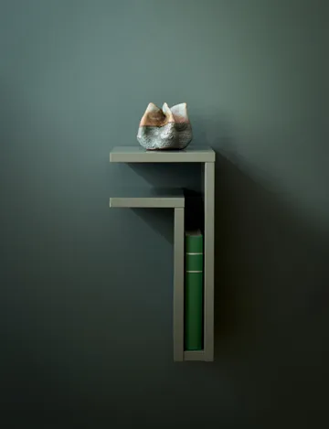 Étagère murale F-shelf vert gris - Étagère de gauche - Maze