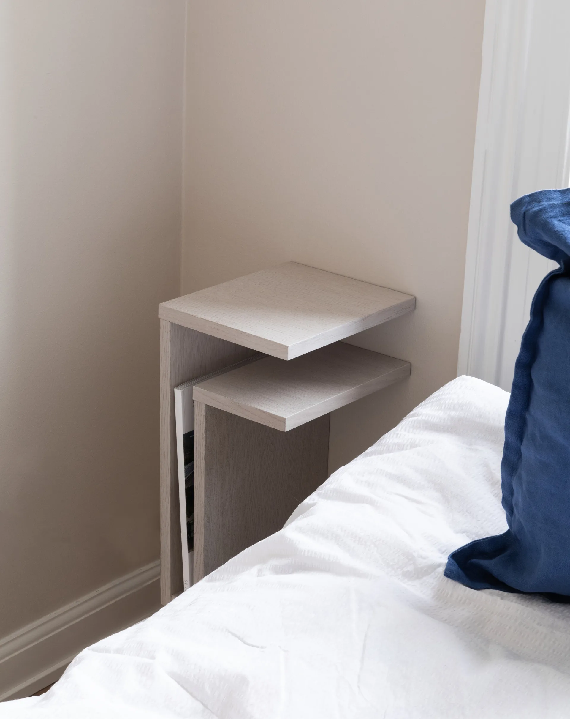 Étagère murale F-shelf white oak, Étagère de droite Maze