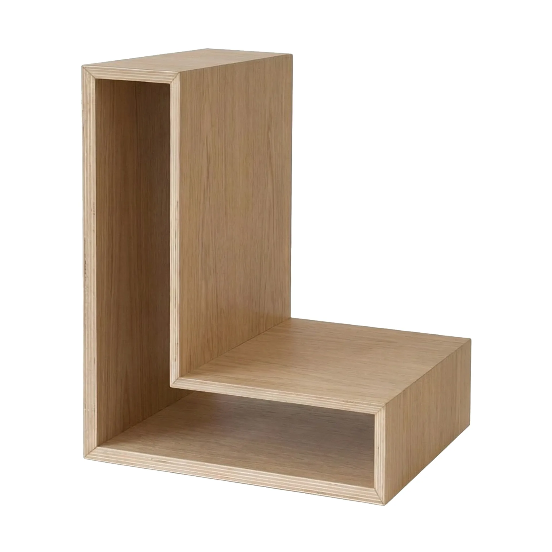 Étagère murale L-shelf, Chêne, 30×38×29 cm Maze