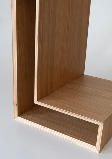 Étagère murale L-shelf - Chêne, 30×38×29 cm - Maze
