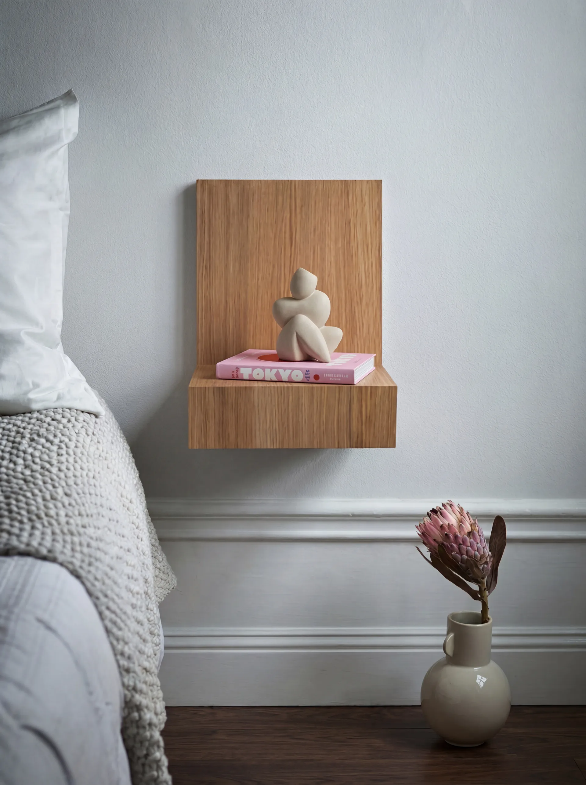 Étagère murale L-shelf, Chêne, 30×38×29 cm Maze