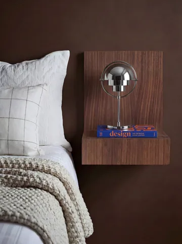 Étagère murale L-shelf - Noyer, 30x38x29 cm - Maze