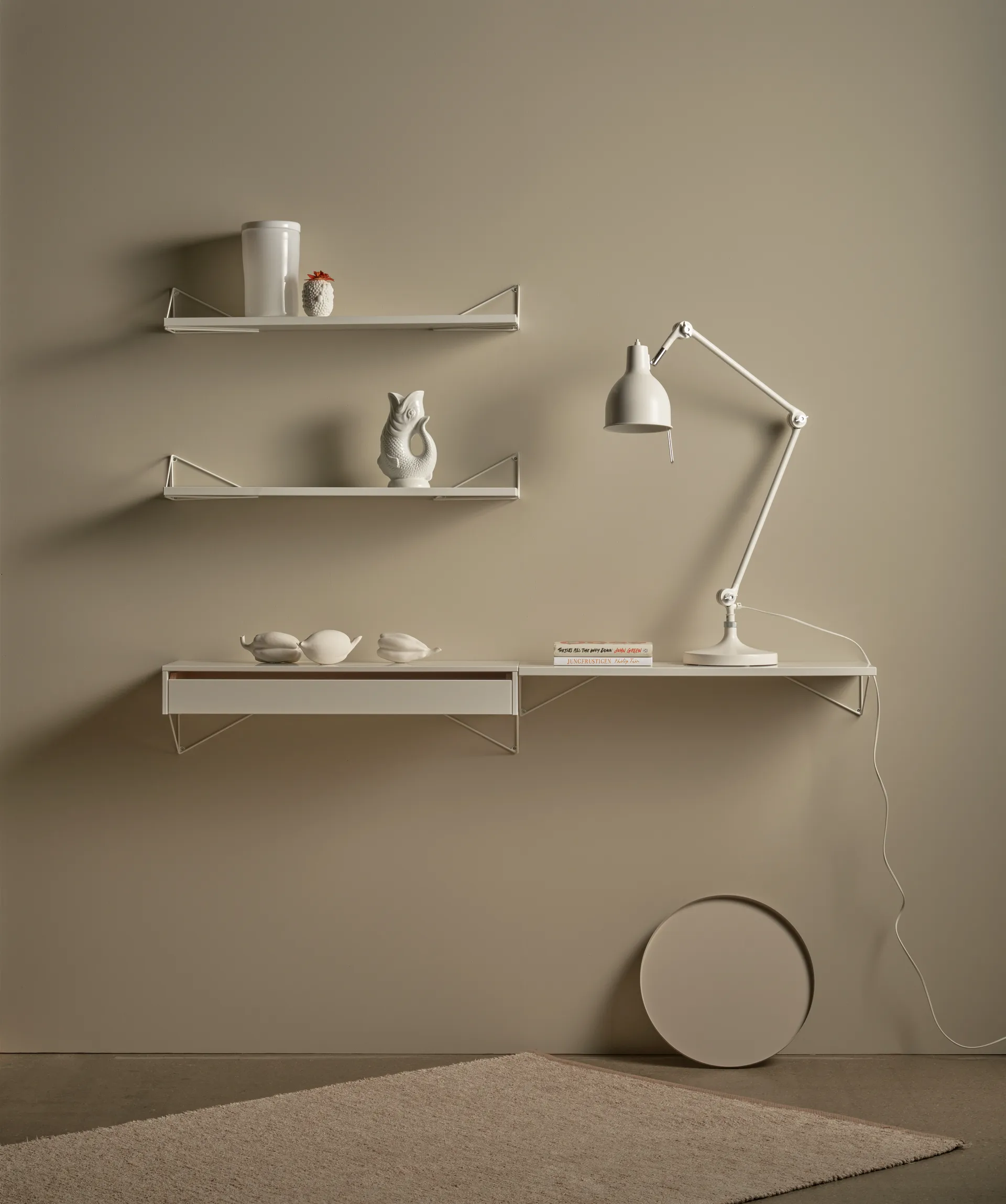Étagère Pythagoras, Blanc, 20x80 cm,  Maze