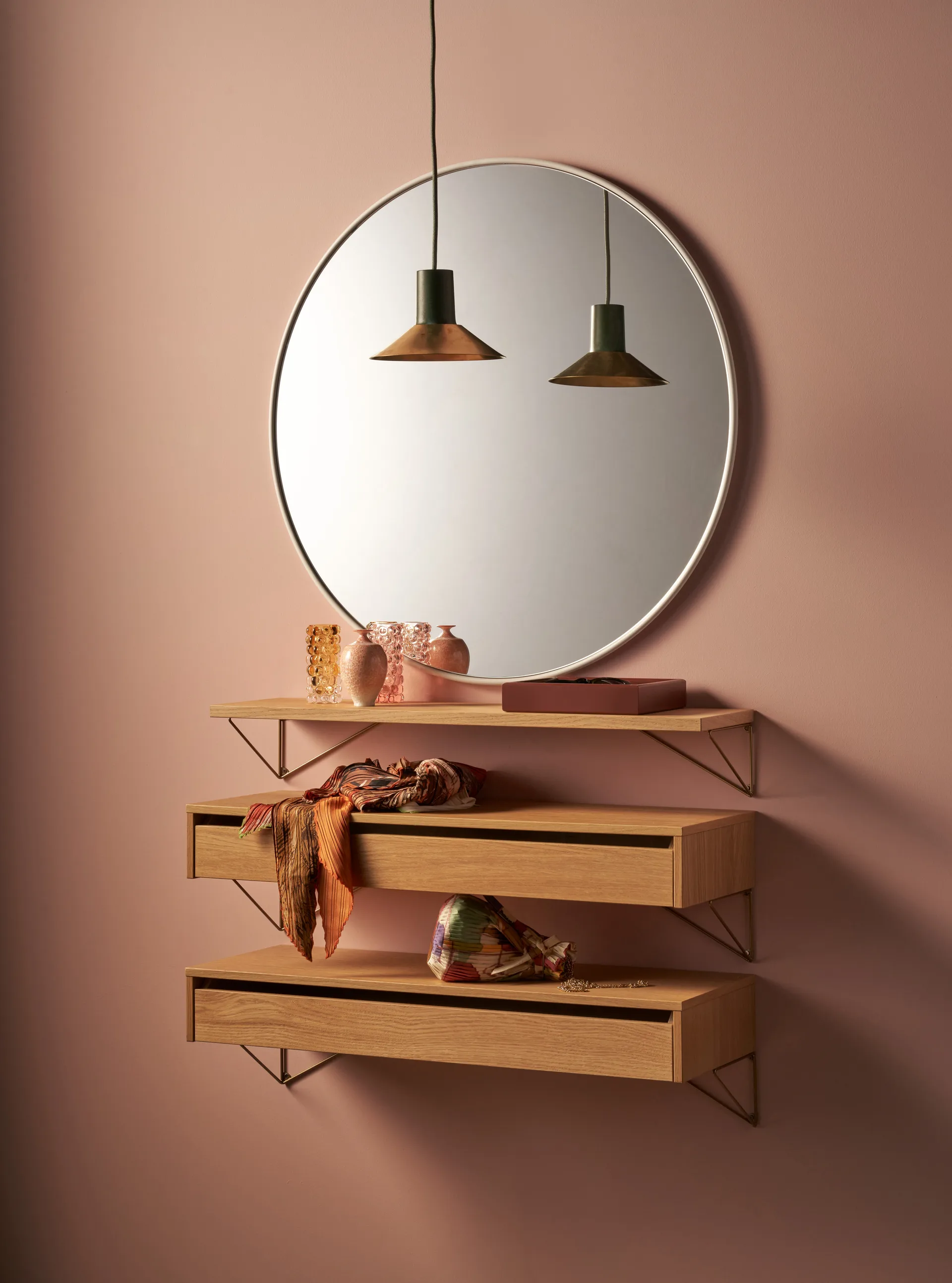 Étagère Pythagoras (planche), chêne Maze