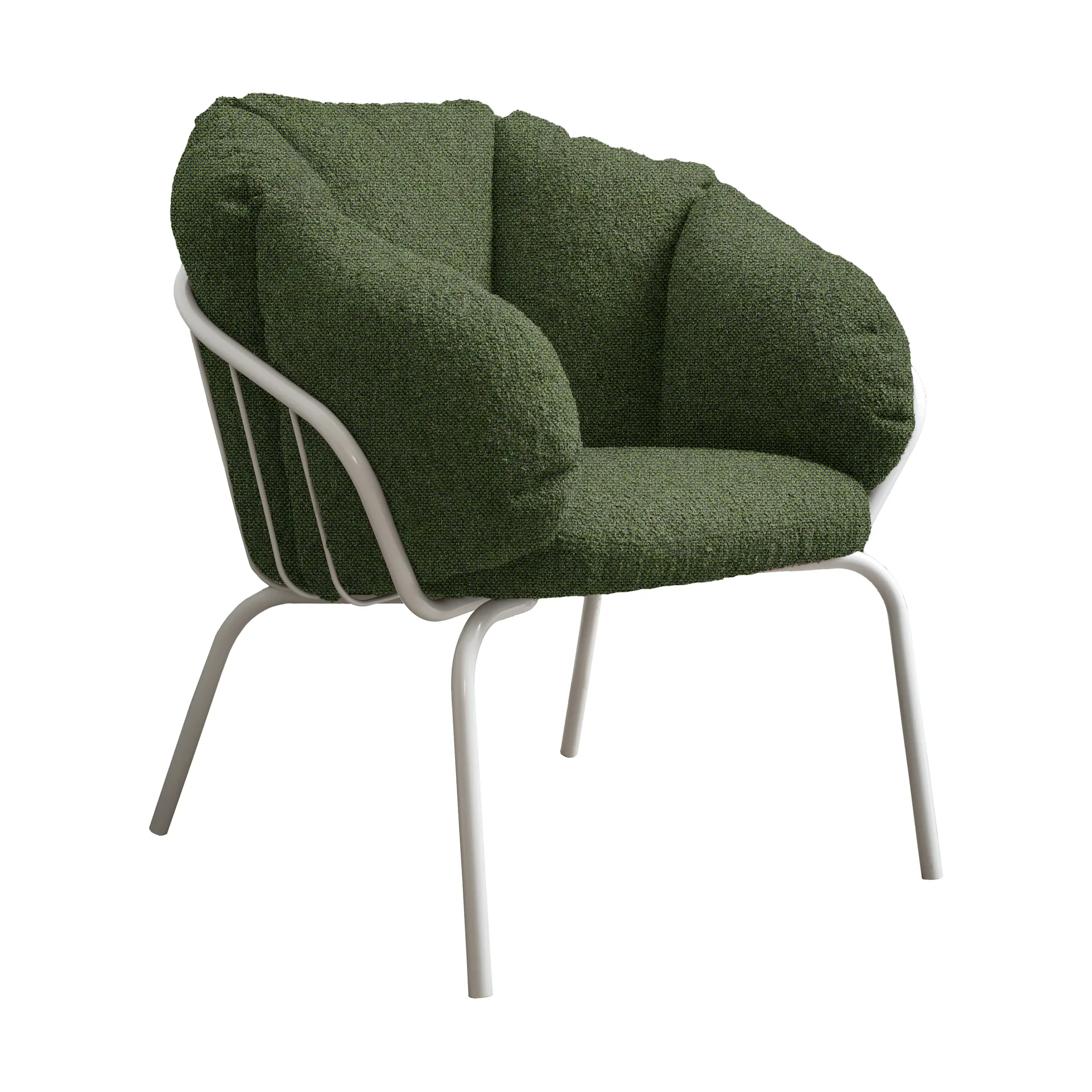 Fauteuil Same Easy, White-green Maze