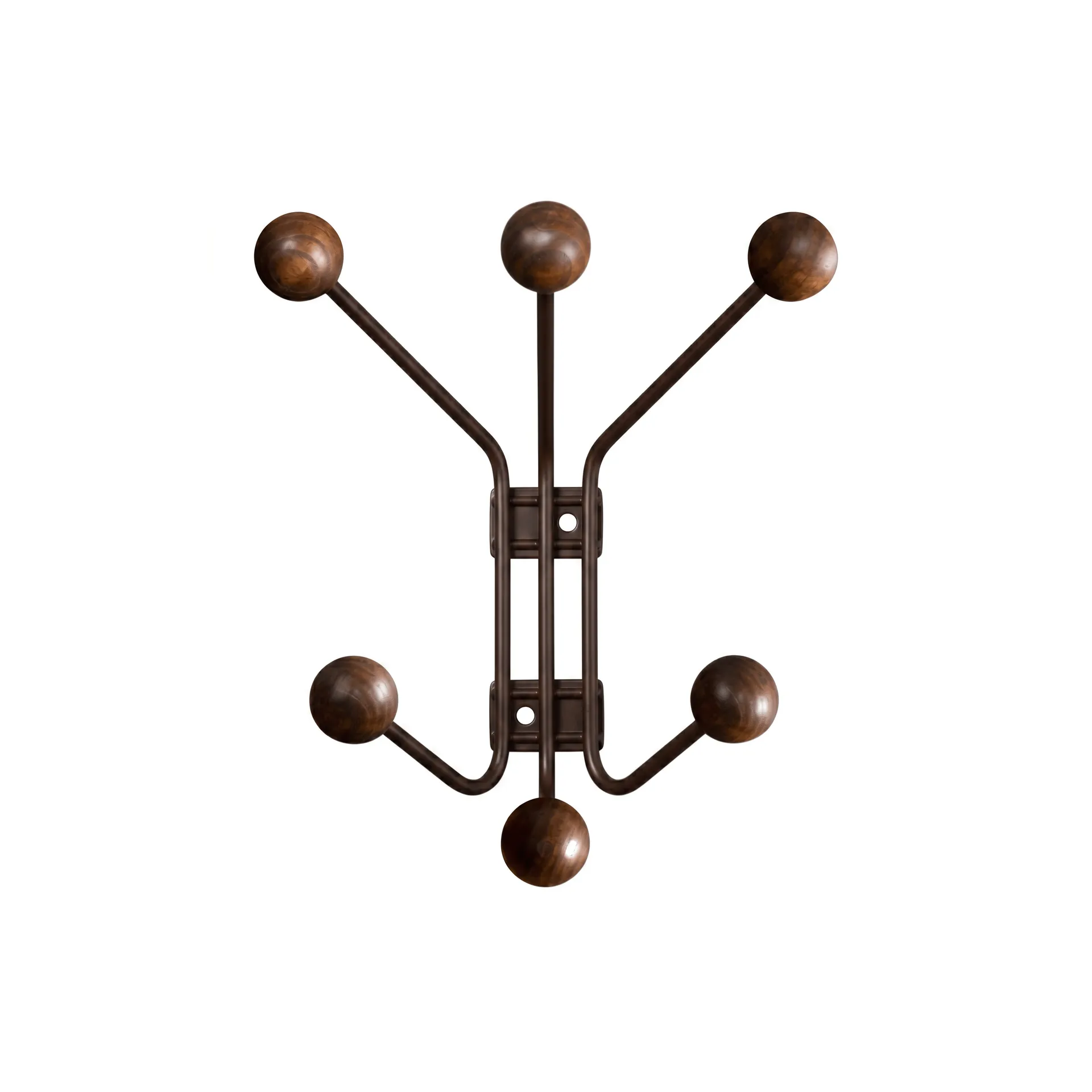 Patère Bill XS, Dark mocha Maze