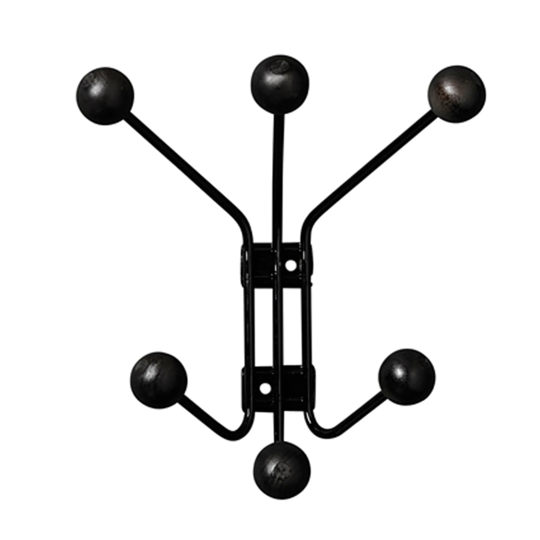 Patère Bill XS, noir Maze