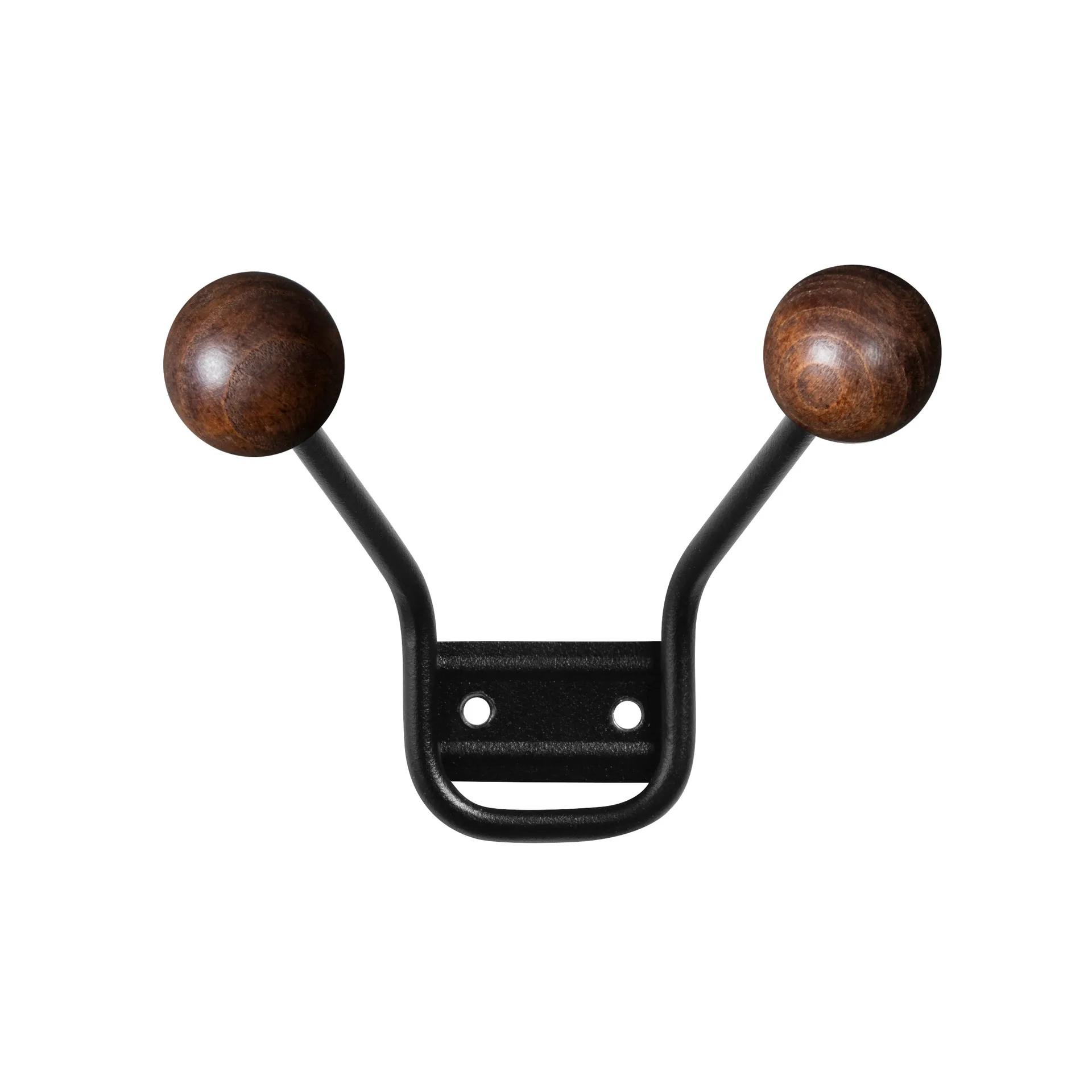 Patère Bill XXS, Noir-marron foncé Maze