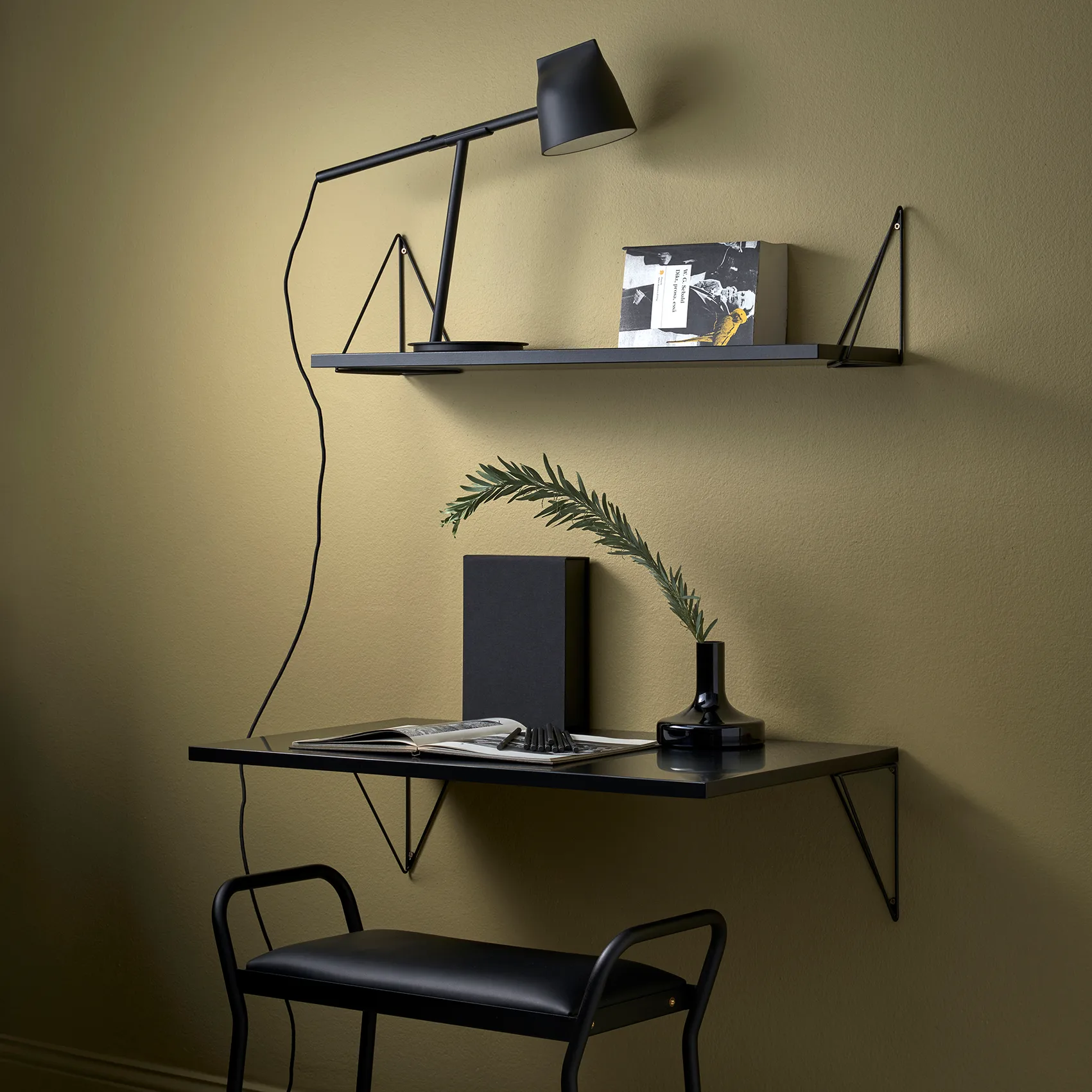 Planche de bureau Pythagoras, Noir Maze