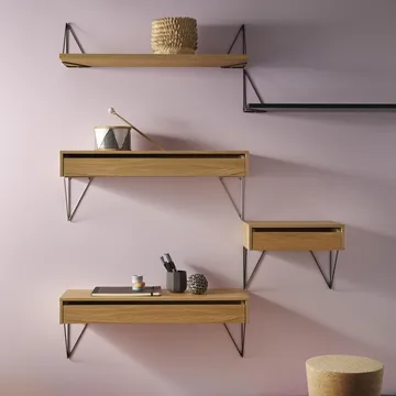Planche pour étagère Pythagoras Large - Chêne - Maze