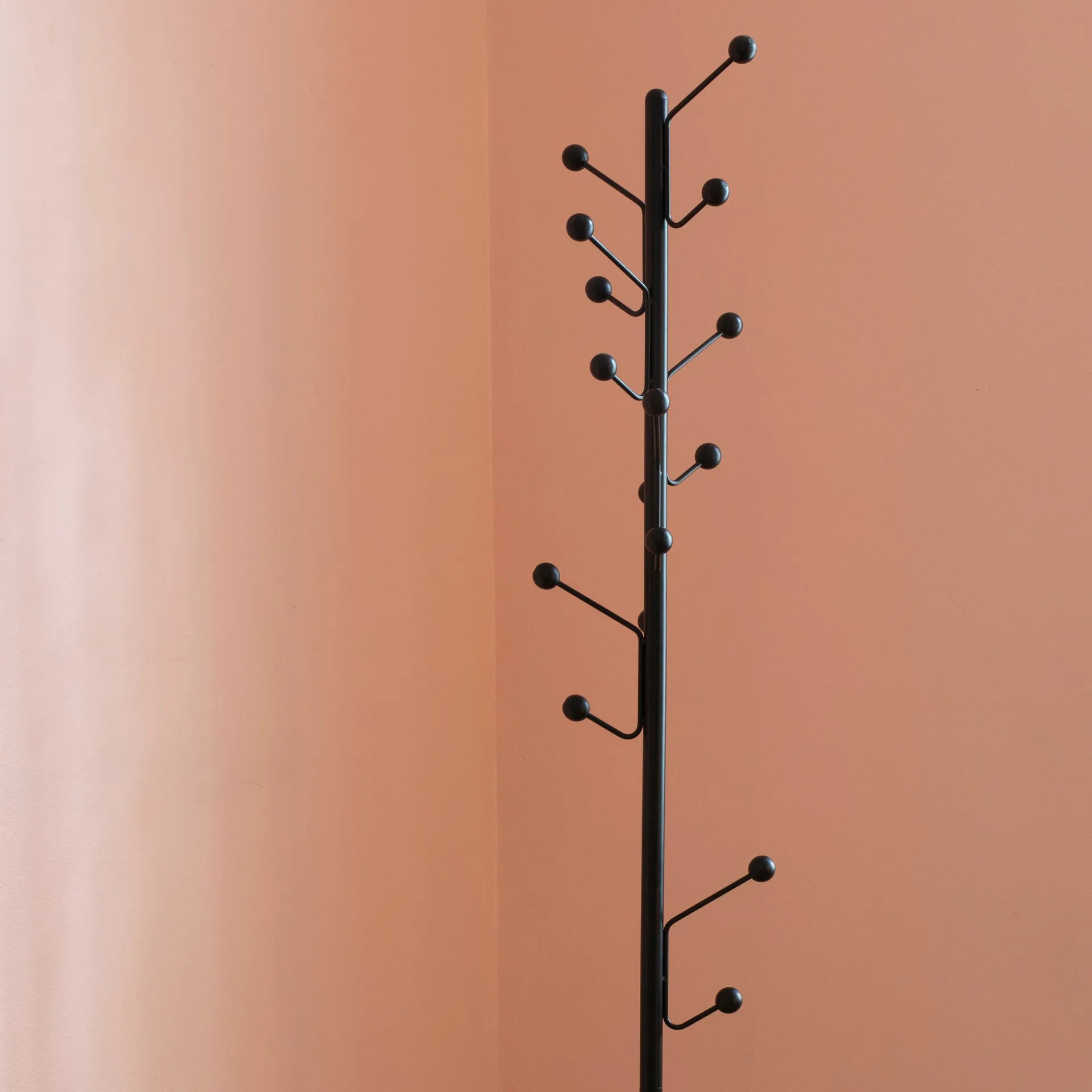 Porte-manteau Bill Floor, Noir Maze