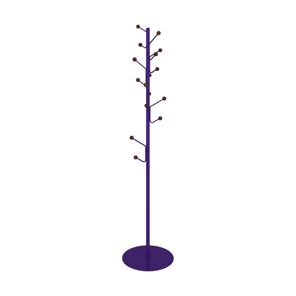 Maze Porte-manteau Bill Floor Violet-marron foncé | Design Scandinave | Cintres & portants | Violet