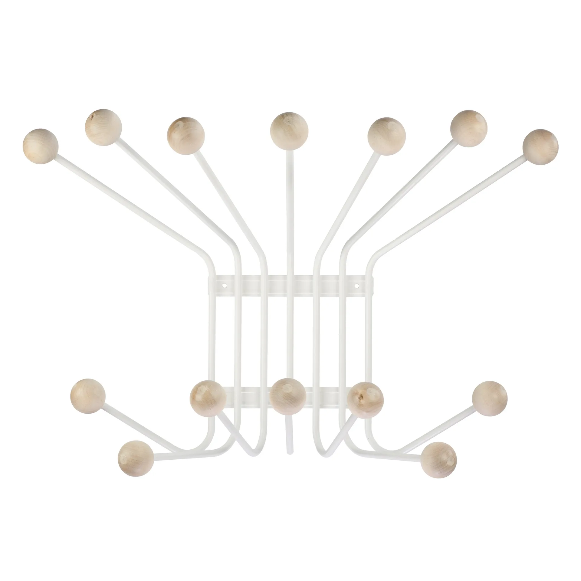 Porte-manteau Bill L, blanc Maze