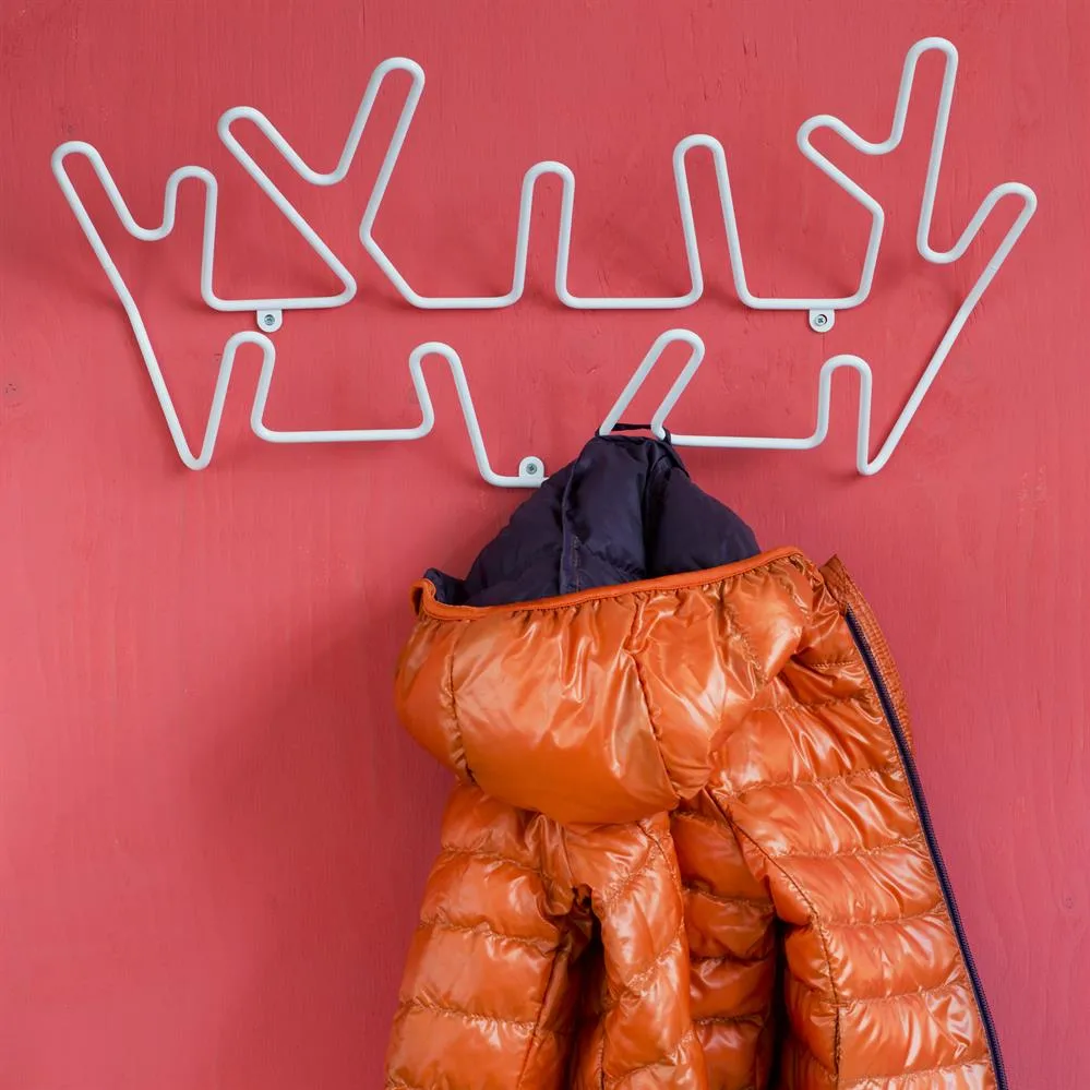 Porte-manteau Crown, blanc Maze