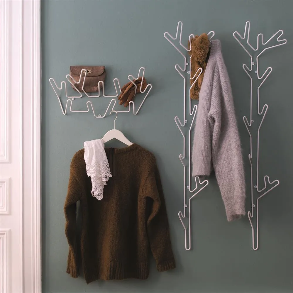 Porte-manteau Crown, blanc Maze