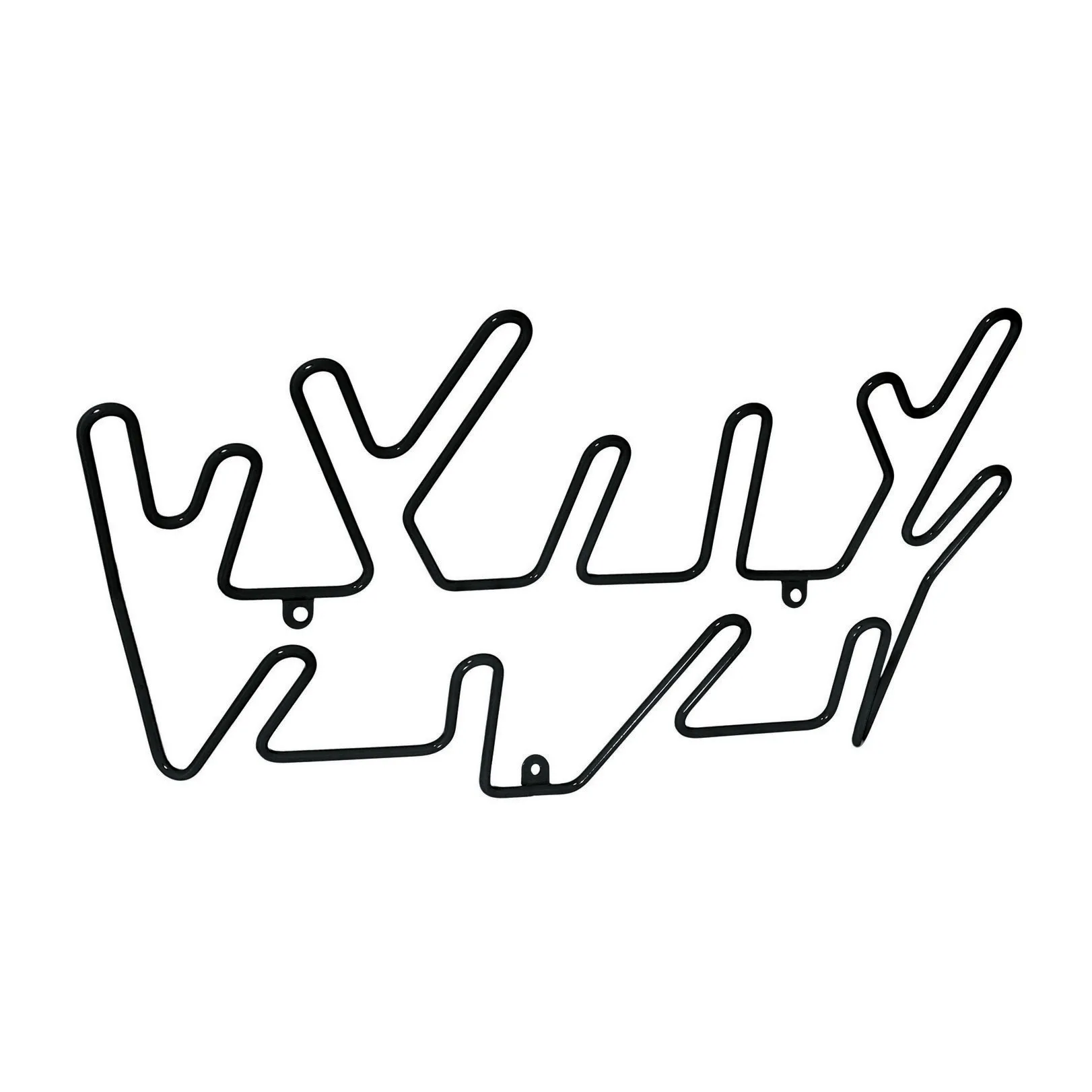 Porte-manteau Crown, noir Maze