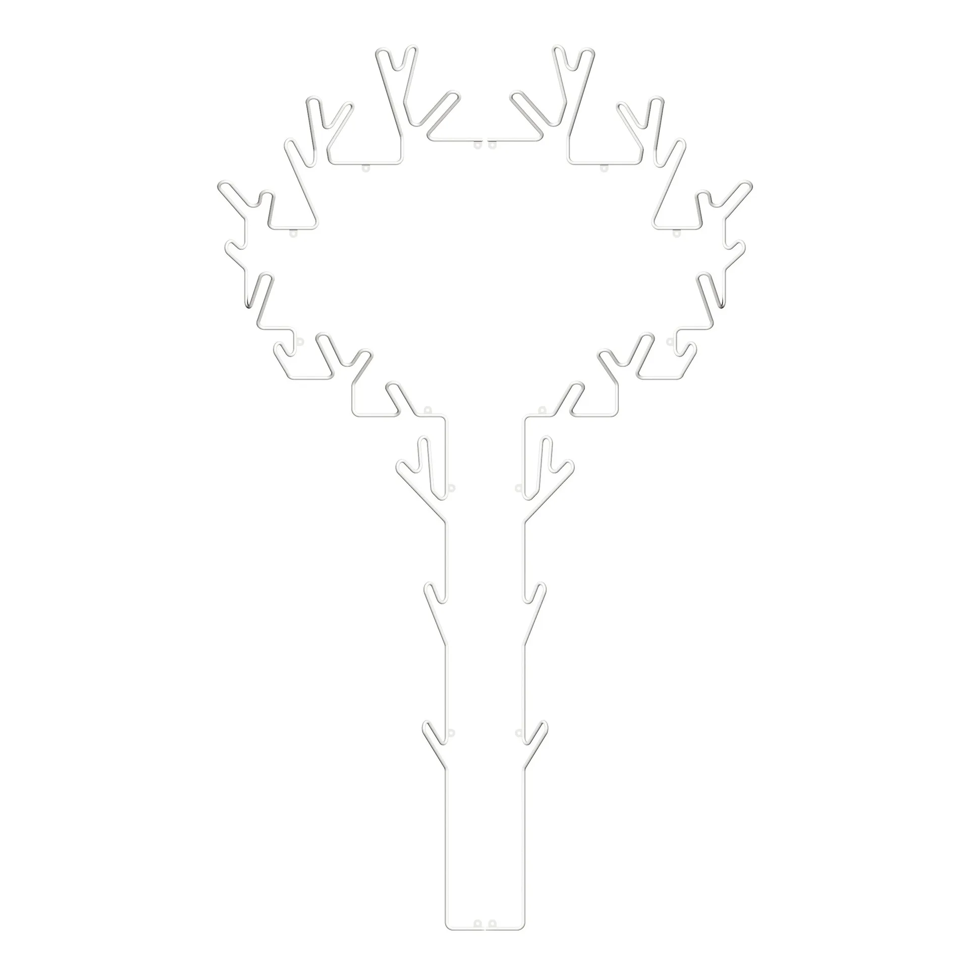 Porte-manteau Tree, blanc Maze