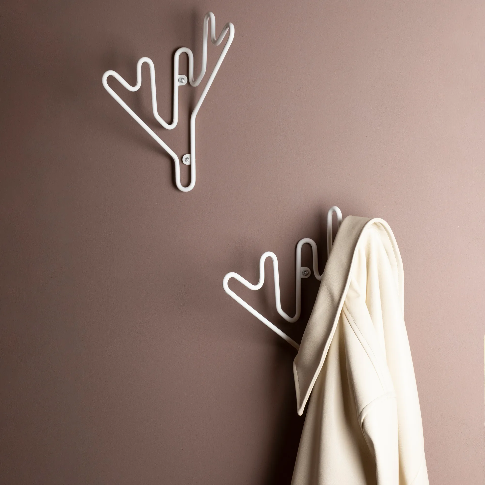 Porte manteau Twig, blanc Maze