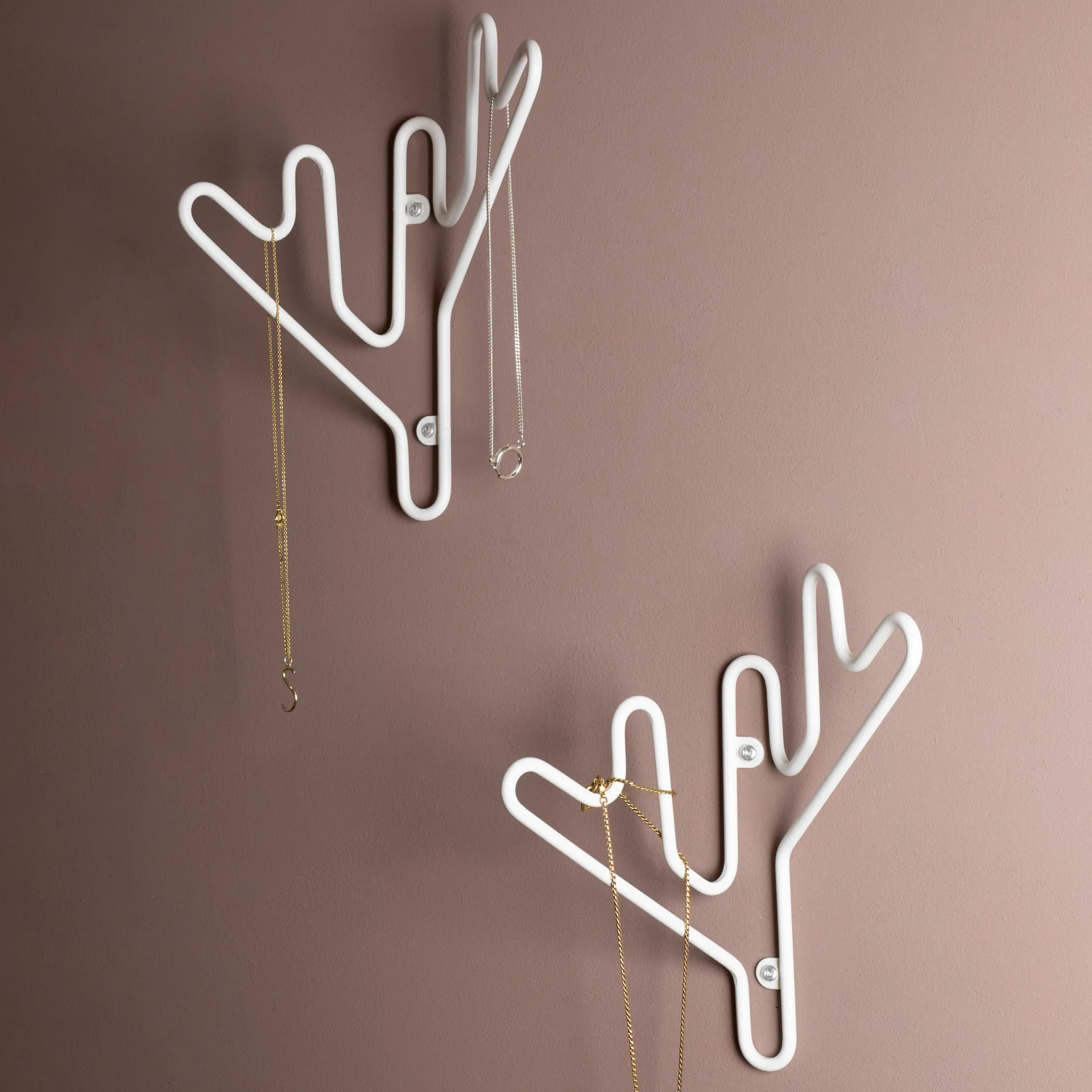 Porte manteau Twig, blanc Maze