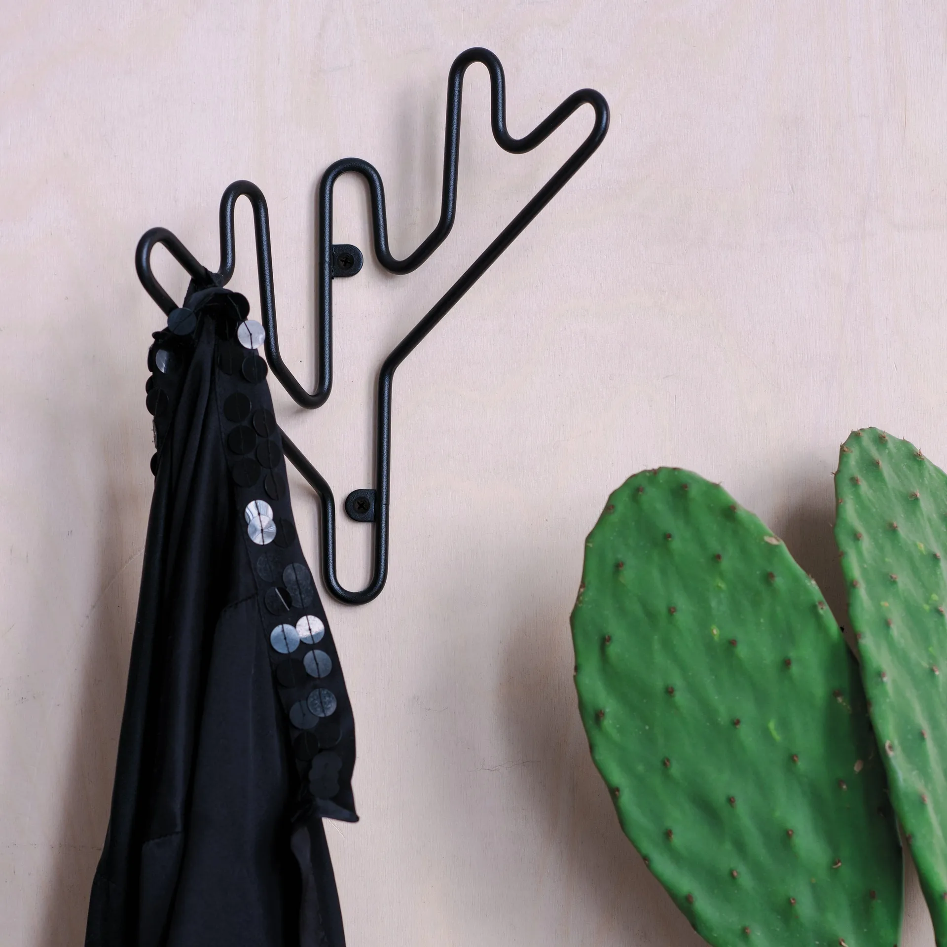 Porte manteau Twig, noir Maze