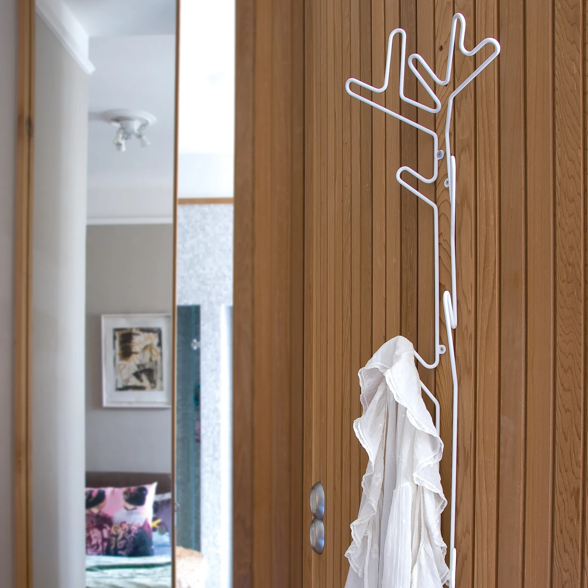 Porte-manteaux mural Branch, blanc Maze