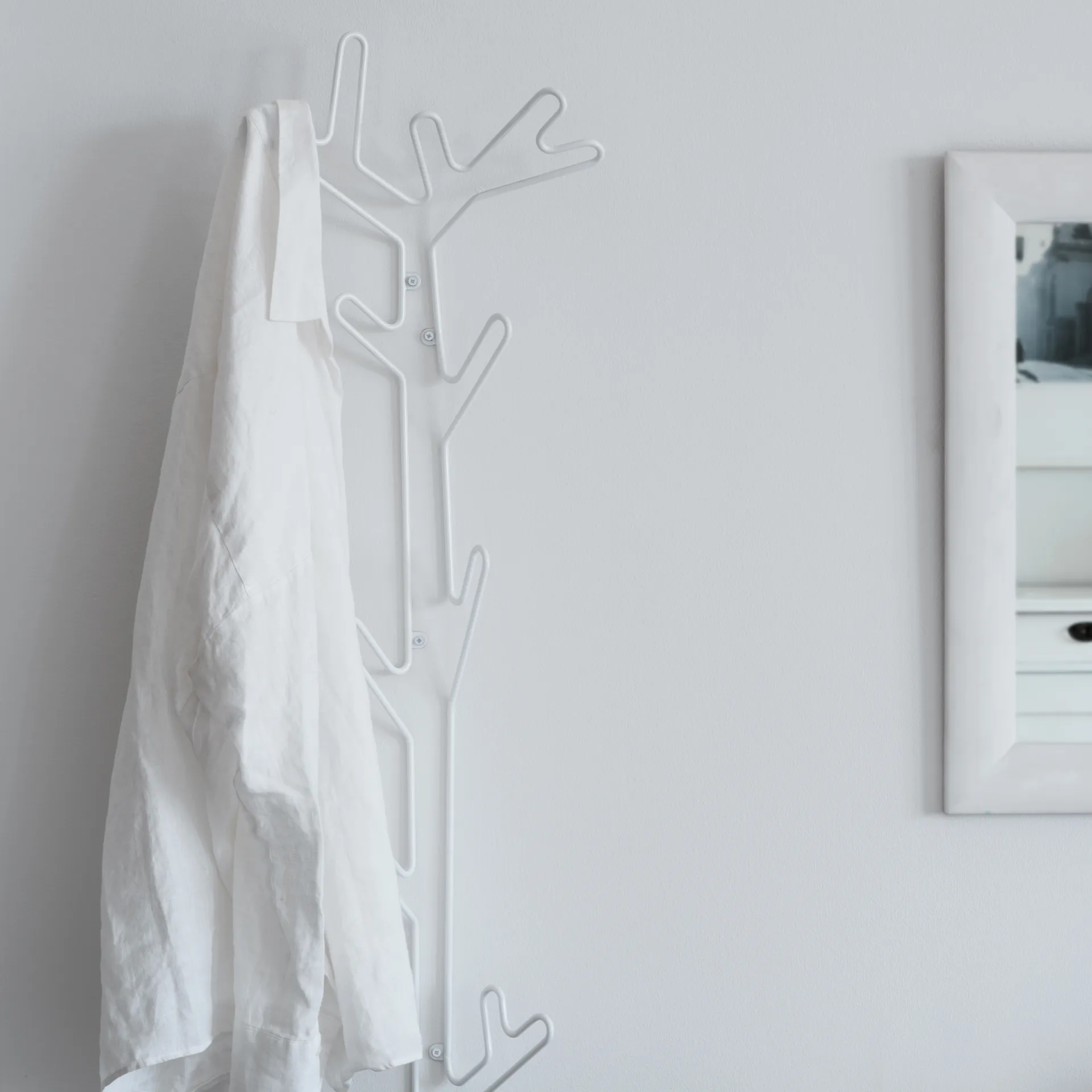 Porte-manteaux mural Branch, blanc Maze