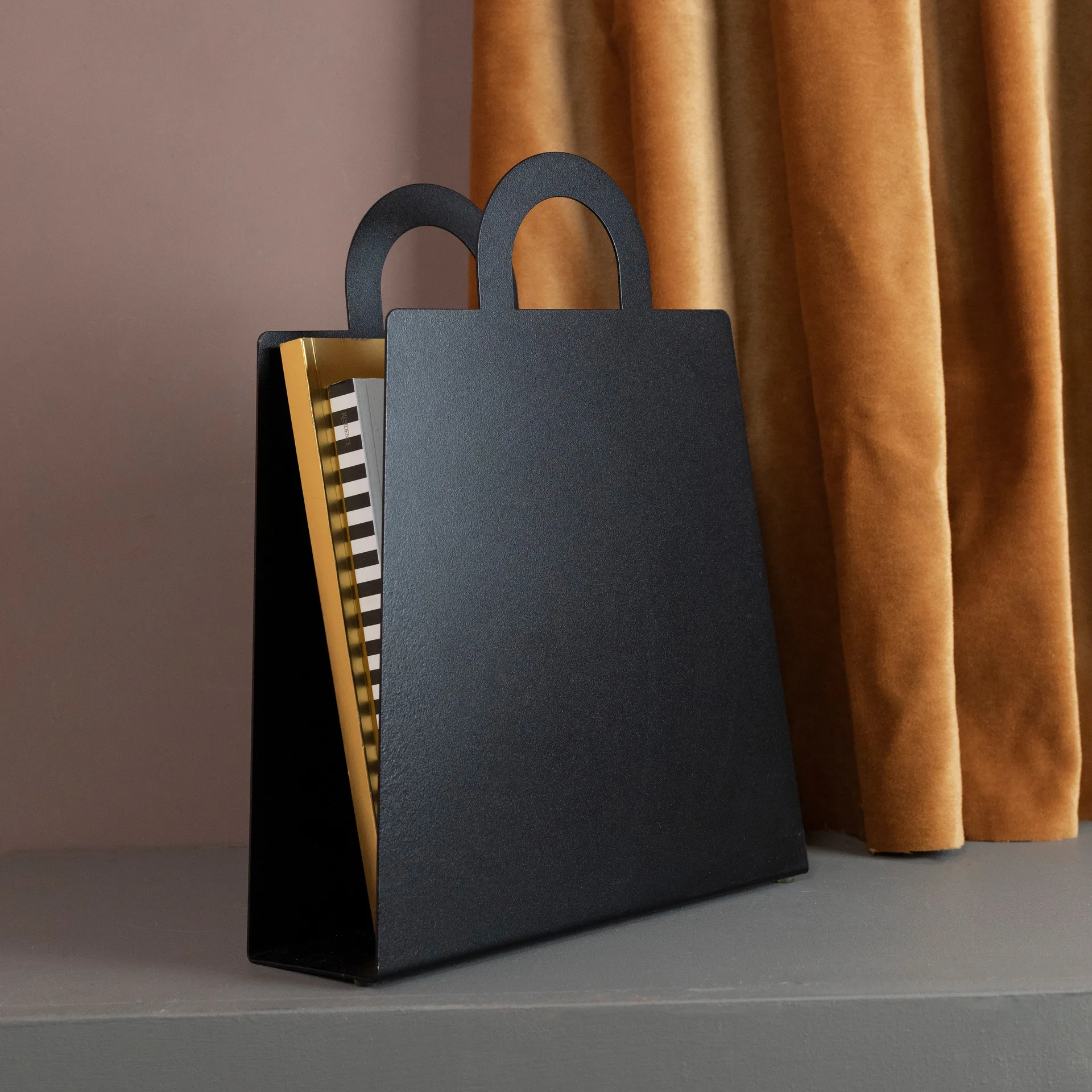 Porte-revues MagBag, noir Maze