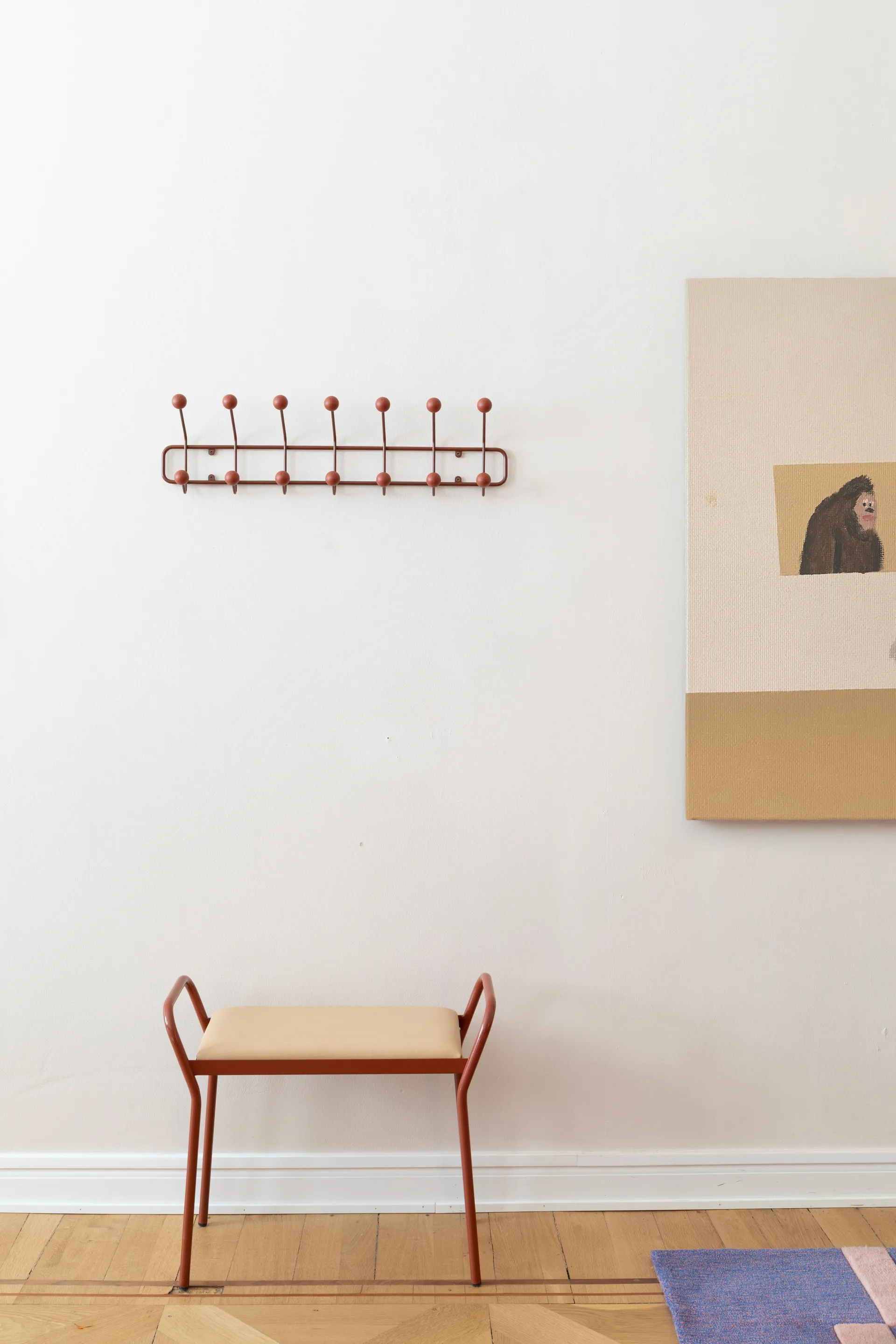 Support à vêtements Bill Horizontal S, Cinnamon Maze