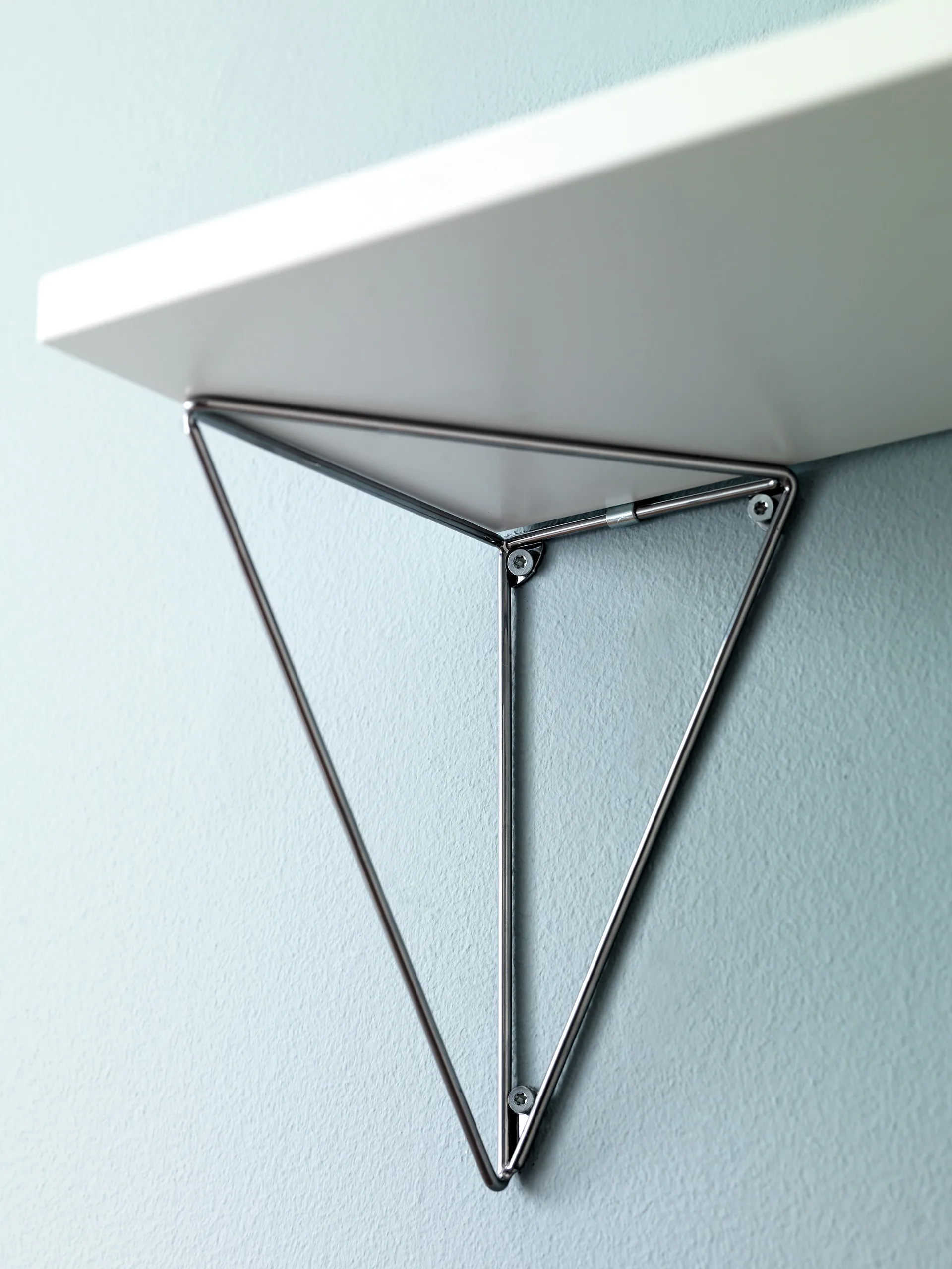 Support Pythagoras, lot de 2, chrome Maze