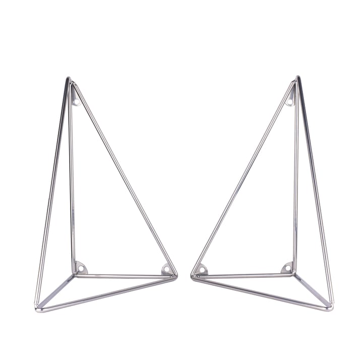 Support Pythagoras, lot de 2 - chrome - Maze