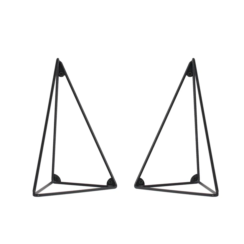 Support Pythagoras, lot de 2, noir Maze