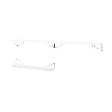 Système d'étagères Pythagoras Bundle A blanc-chrome - Maze