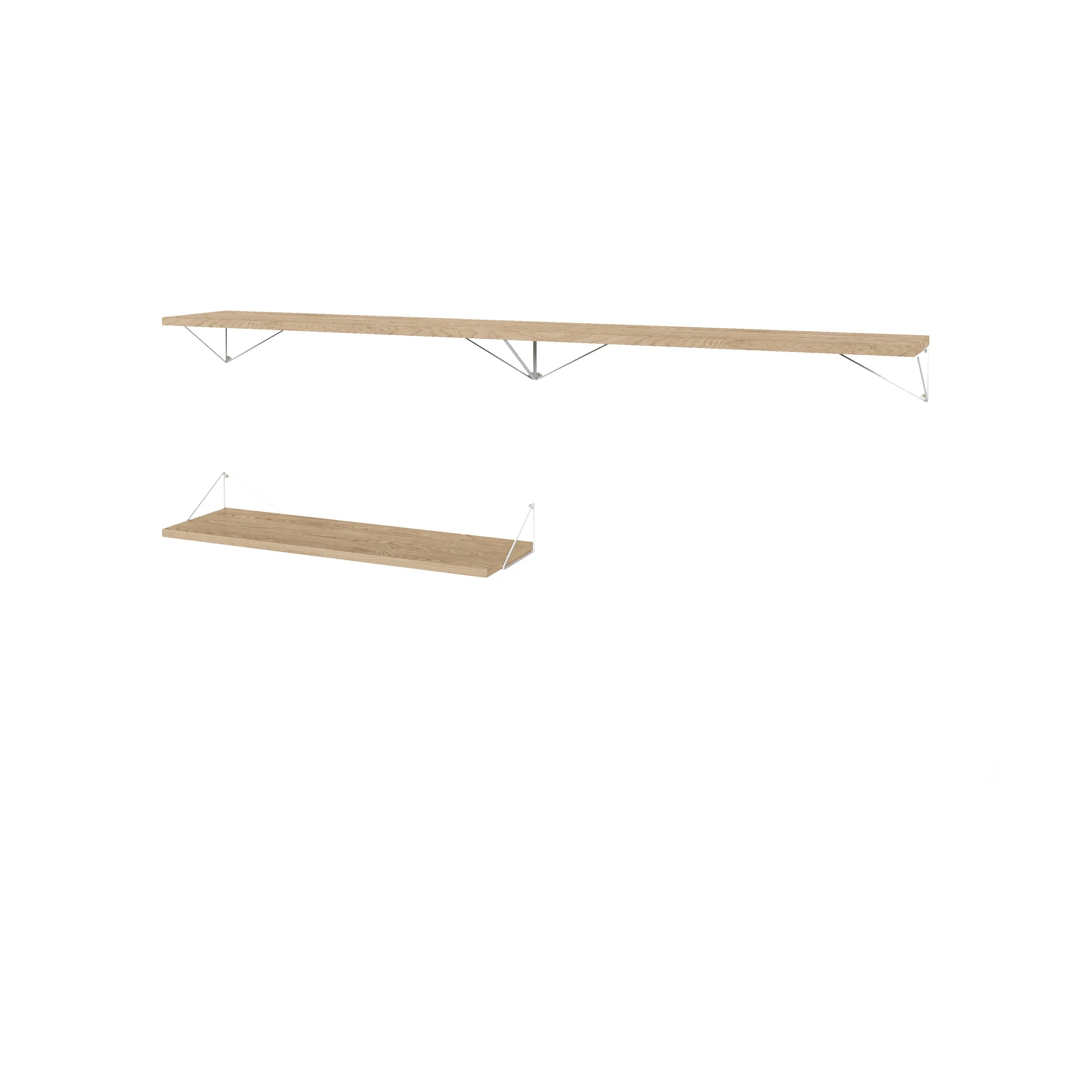 Système d'étagères Pythagoras Bundle A chêne-blanc Maze