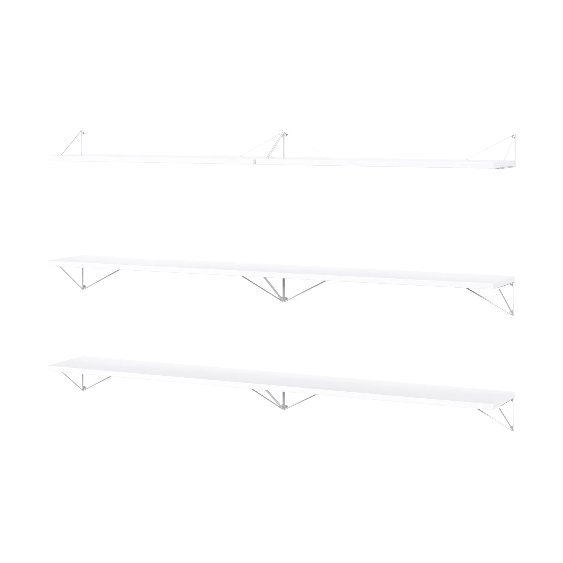 Système d'étagères Pythagoras Bundle B blanc-blanc,  Maze