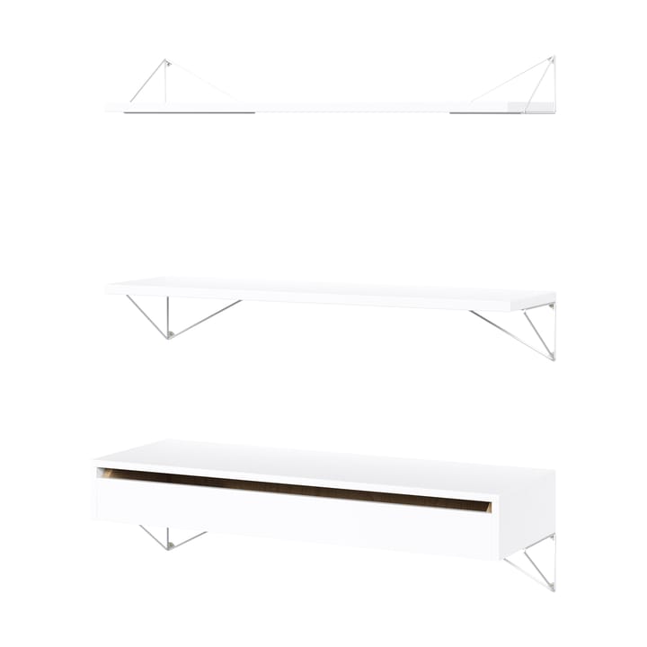 Système d'étagères Pythagoras Bundle C blanc-blanc - undefined - Maze