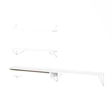 Système d'étagères Pythagoras Bundle D blanc-blanc - Maze