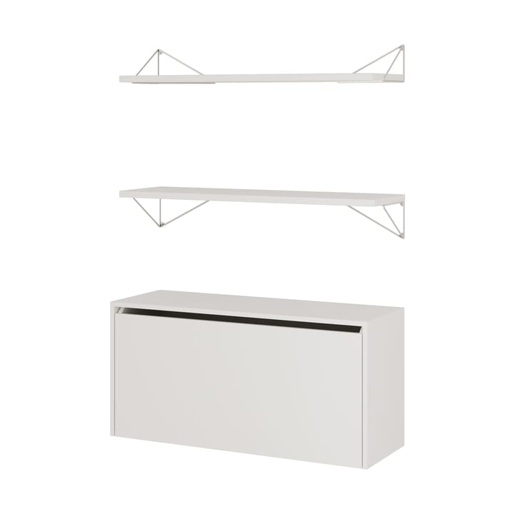 Système d'étagères Pythagoras Bundle F blanc-blanc - undefined - Maze