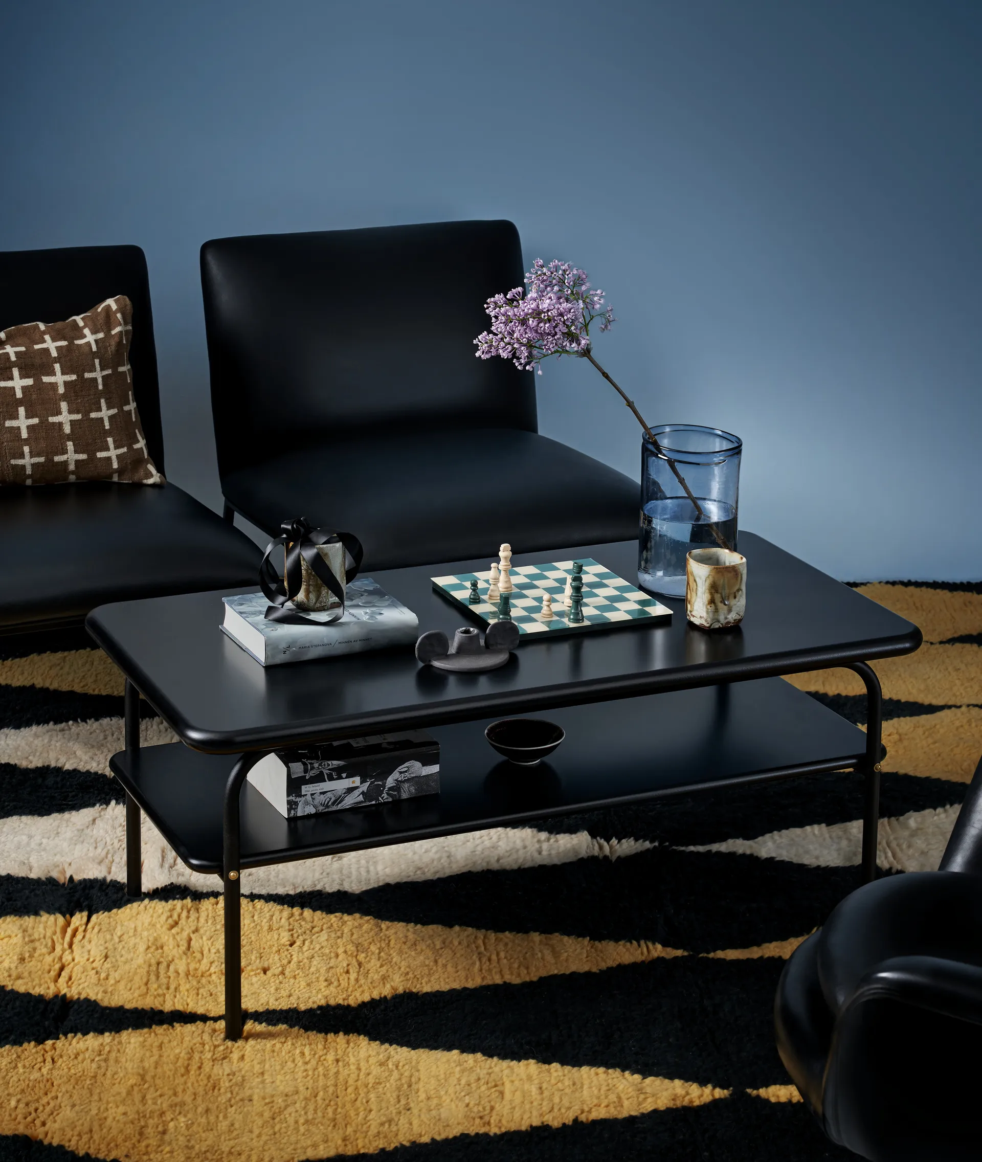 Table basse Anyday, Noir Maze