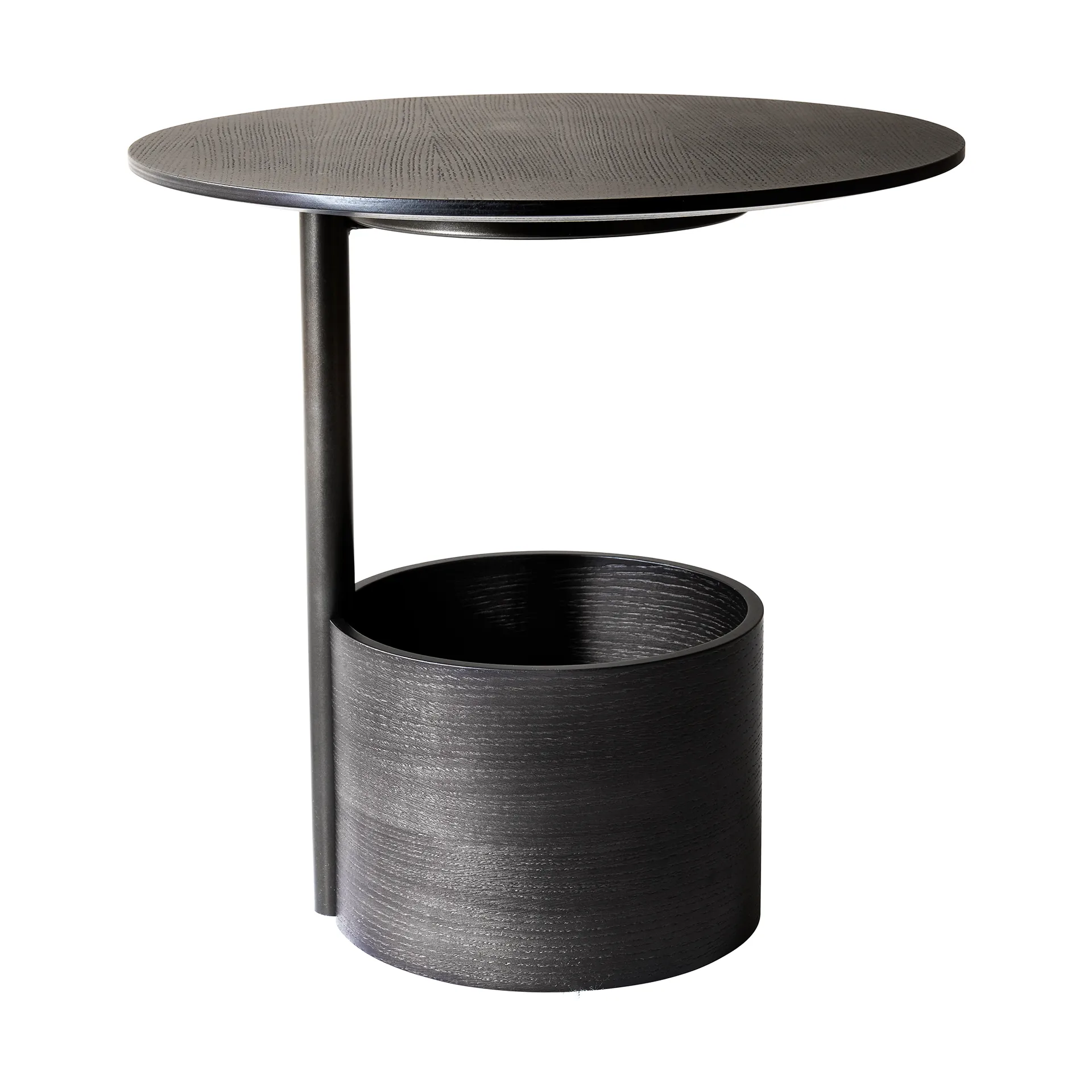 Table basse Parasol S Ø50 cm, Dark stained oak Maze