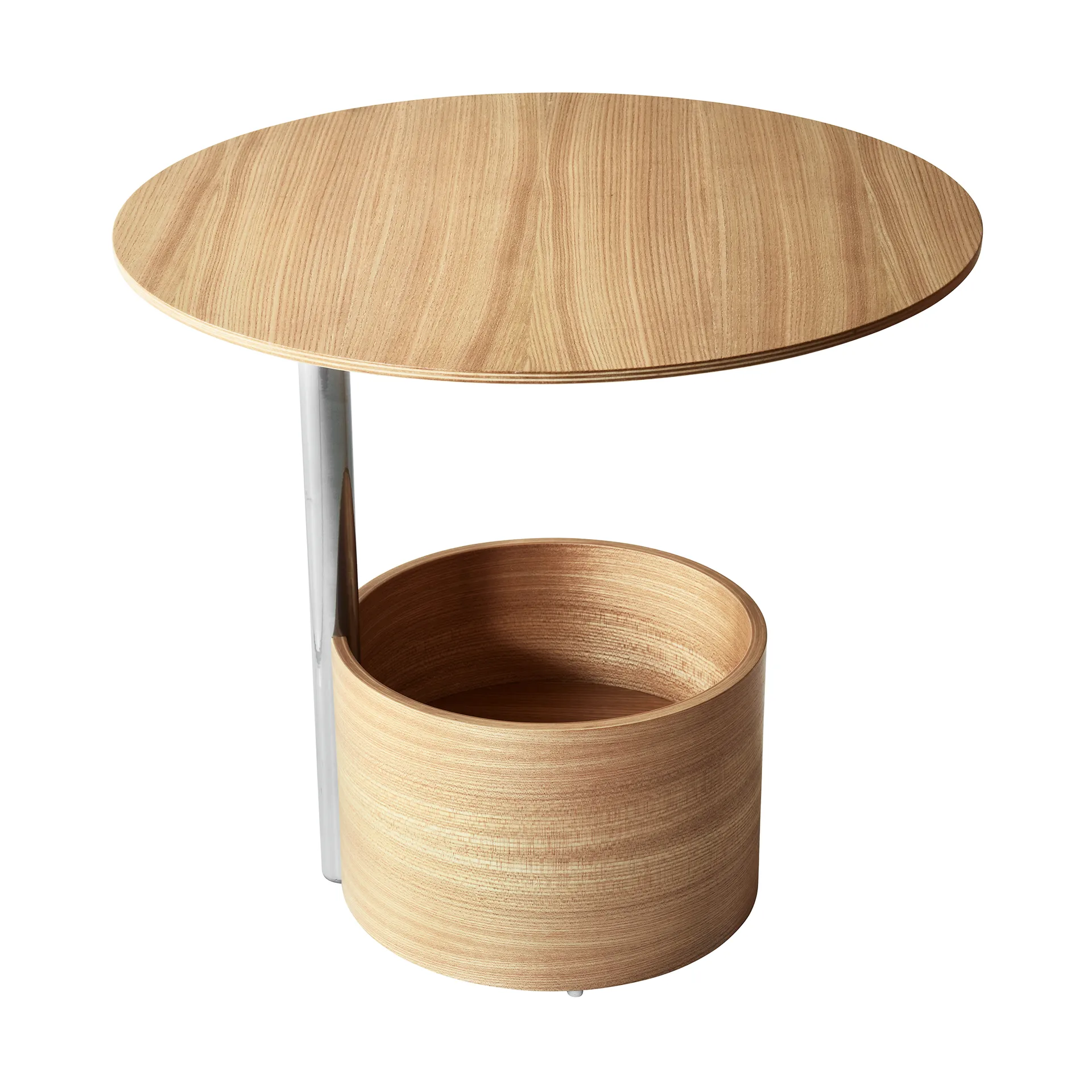 Table basse Parasol S Ø50 cm, Oak Maze