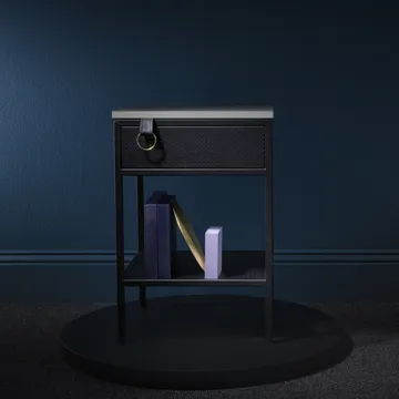 Table d'appoint Tracy, pour droitier - noir - Maze