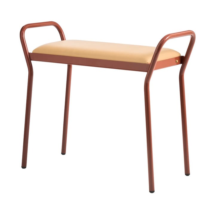Tabouret Anyone, Cinnamon-vegeta trace leather Maze